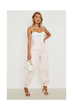 Boohoo Eyelet Belted Cargo Cuffed Jogger