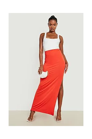 Boohoo Tall Side Split Maxi Skirt