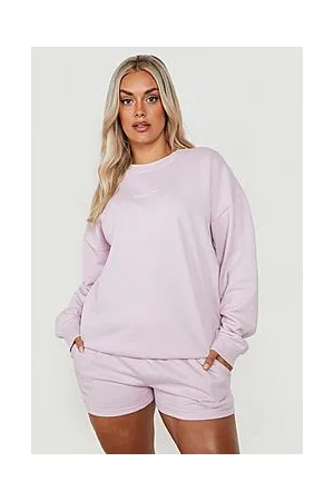 Boohoo Plus Dsgn Studio Sweat Short Tracksuit