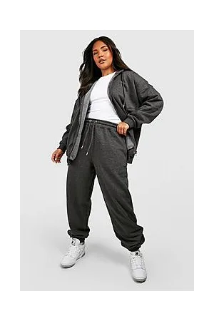Boohoo Recycled Plus Basic Cuffed Hem Joggers