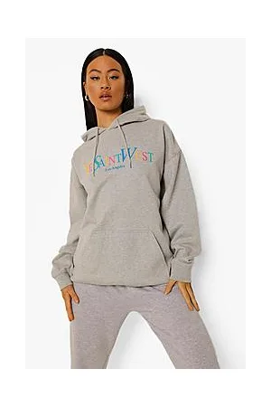 Boohoo Ye Saint West Oversized Hoodie