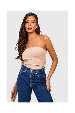 Boohoo Bandeau Bandage Corset Top