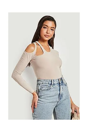 Boohoo Cut Out Detail Slinky Bodysuit