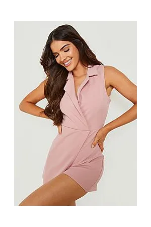 Boohoo Sleeveless Blazer Playsuit