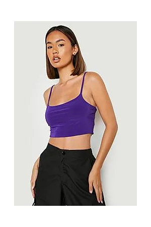Boohoo Double Layer Slinky Bralet