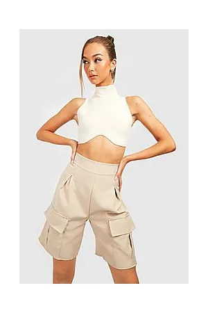 Boohoo Woven Utility Tailored Short