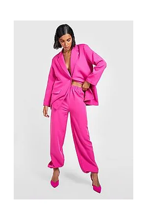 Boohoo Relaxed Fit Cuffed Tailored Joggers