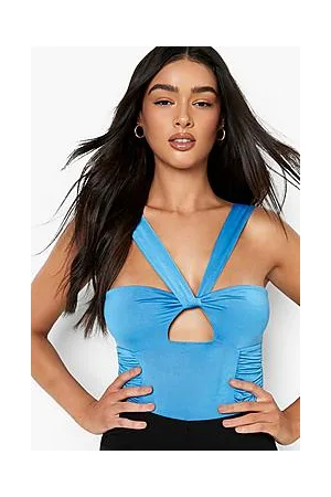 Boohoo Double Layer Strappy Bodysuit
