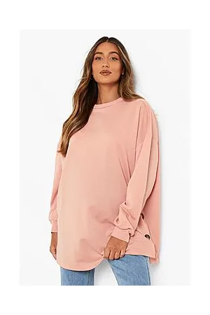 Boohoo Maternity Side Button Nursing Sweatshirt