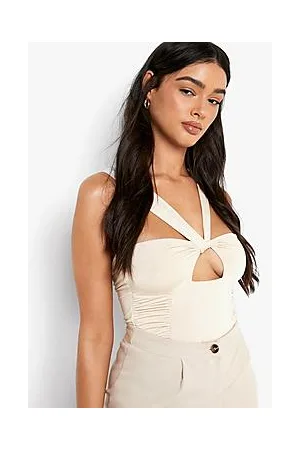 Boohoo Double Layer Strappy Bodysuit