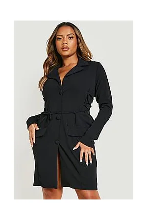 Boohoo Plus Corset Detail Blazer Dress