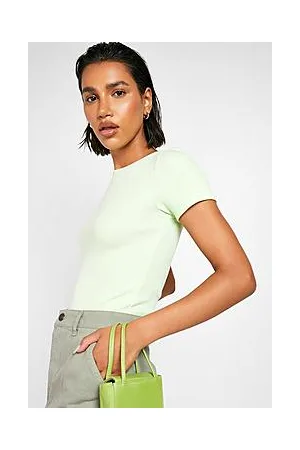 Boohoo Crew Neck Short Sleeve Bodysuit
