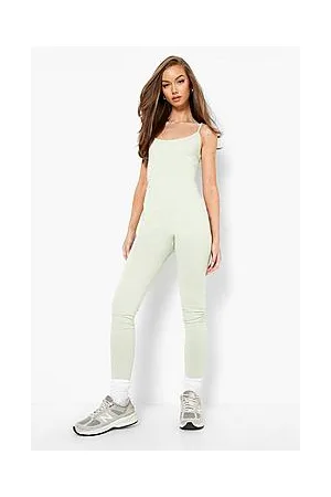 Boohoo Strappy Plunge Jumpsuit