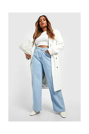 Boohoo Plus High Waisted Mom Jeans