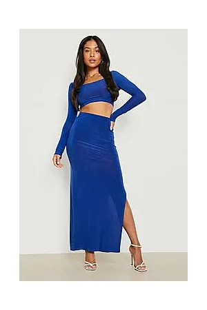Boohoo Petite Square Neck Top & Maxi Skirt Co-ord