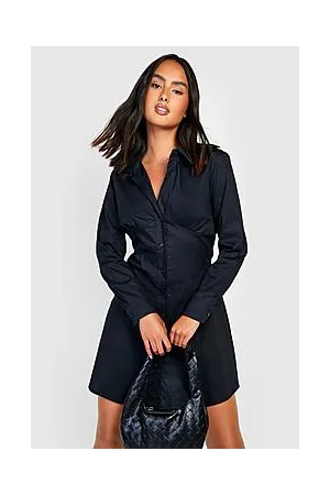 Boohoo Corset Detail Longline Shirt