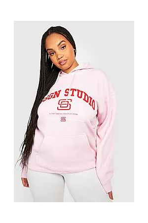 Boohoo Plus Dsgn Studio Printed Hoodie