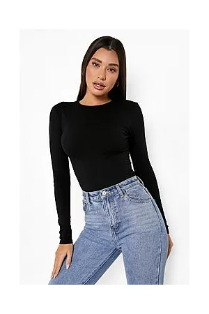 Boohoo Basic Long Sleeve Crew Neck Bodysuit