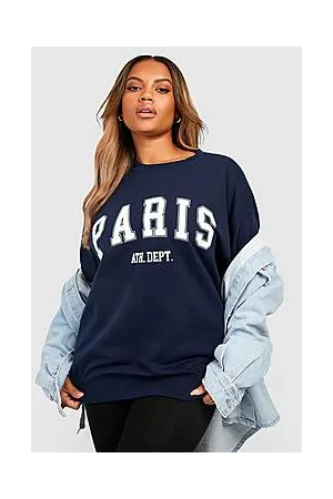 Boohoo Maternity Paris Slogan Printed Sweatshirt