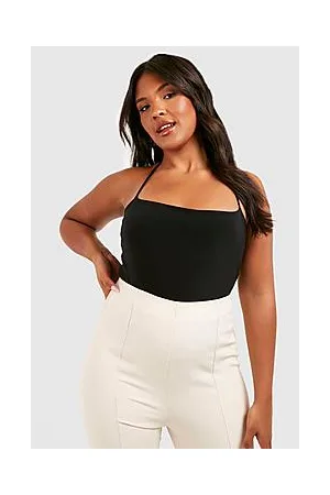 Boohoo Plus Recycled Double Layer Slinky Bodysuit