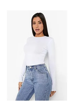Boohoo Basic Long Sleeve Crew Neck Bodysuit