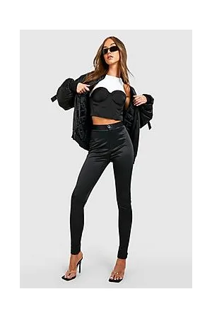 Boohoo High Waisted Shaping Disco Jeggings