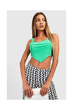 Boohoo Slinky Corset Top