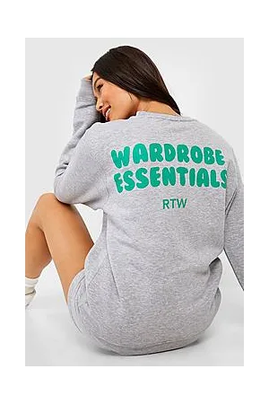 Boohoo Wardrobe Essentials Printed Short Tracksuit