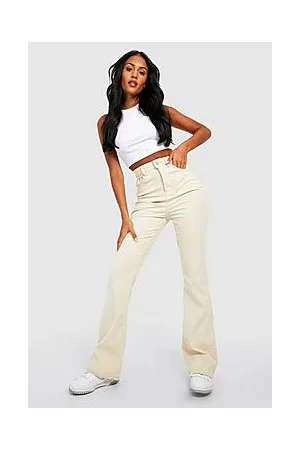 Boohoo Tall Cord High Rise Flares