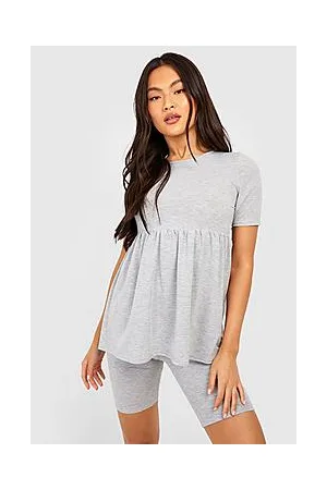 Boohoo Smock Top & Cycling Short