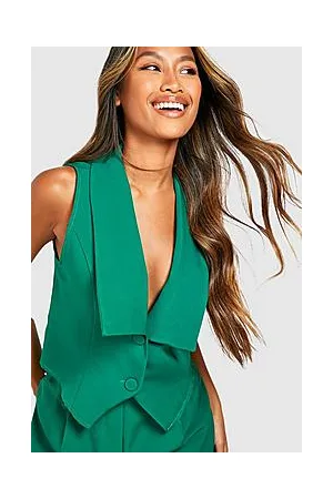Boohoo Oversized Collar Detail Waistcoat