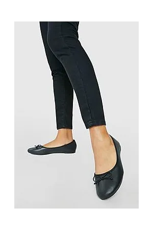 Boohoo Pu Bow Ballet