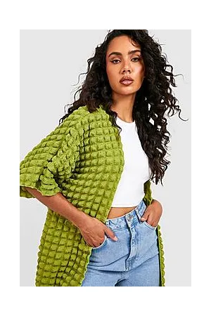 Boohoo Bubble Jersey Kimono