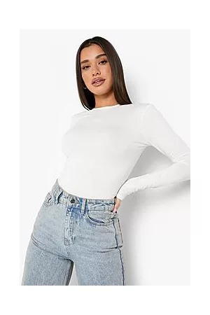 Boohoo Basic Long Sleeve Crew Neck Bodysuit