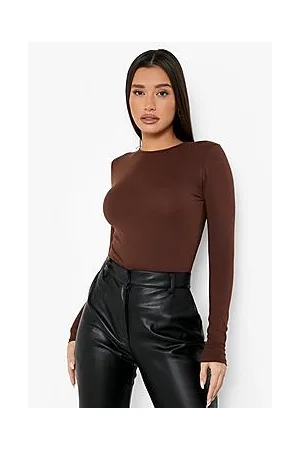 Boohoo Basic Long Sleeve Crew Neck Bodysuit