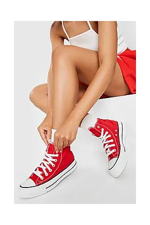 Boohoo Chunky Canvas High Top
