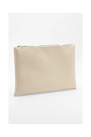 Boohoo Oversized Lizard Pu Clutch Bag