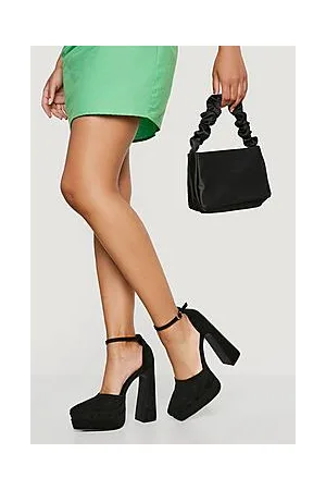 Boohoo Pointed Toe Double Sole Platform High Heel