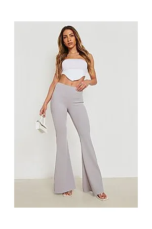 Boohoo Low Rise Skinny Flare Trouser