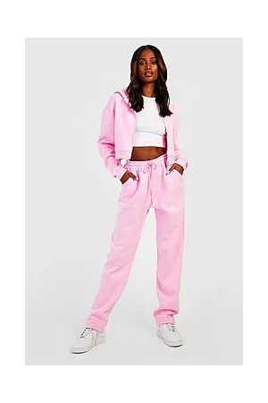 Boohoo Zip Through Straight Leg Tracksuit