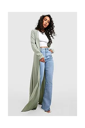 Boohoo Crinkle Maxi Kimono