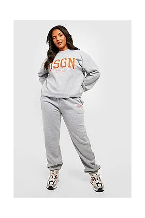 Boohoo Plus Dsgn Studio Sweatshirt Tracksuit