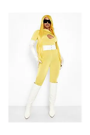 Boohoo Halloween Cut Out Detail Catsuit
