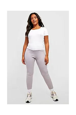 Boohoo Plus Contour Rib Leggings
