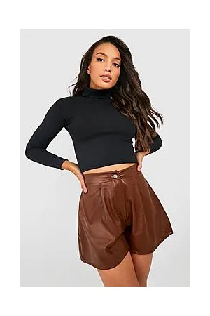 Boohoo Tall Tailored Pu Shorts