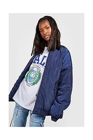 Boohoo Oversized Bomber Jacket
