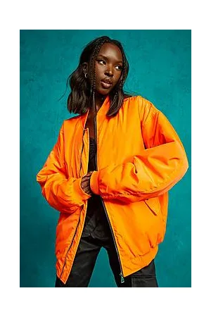 Boohoo Oversized Bomber Jacket