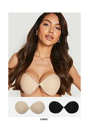 Boohoo 2 Pack Stick On Front Fastening Bra