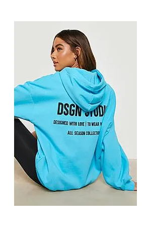 Boohoo Dsgn Studio Back Print Oversized Hoodie