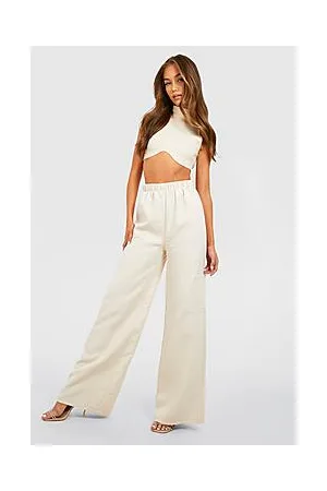 Boohoo Elasticated Waist Pocket Cargo Trouser
